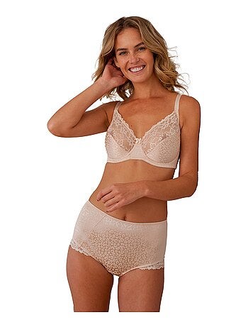 Culotte gainante taille haute léopard