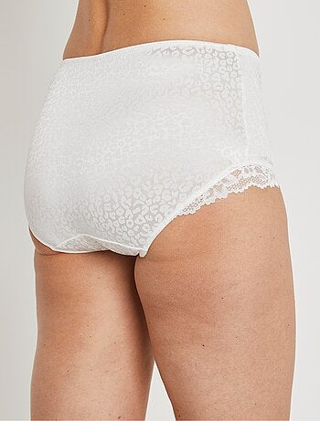 Culotte gainante taille haute léopard
