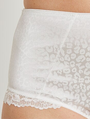 Culotte gainante taille haute léopard