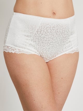 Culotte gainante taille haute léopard