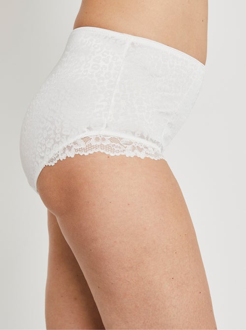 Culotte gainante taille haute léopard - Kiabi