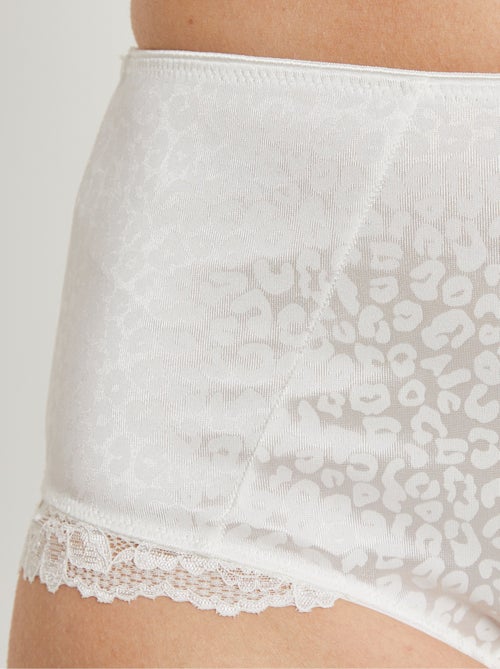 Culotte gainante taille haute léopard - Kiabi