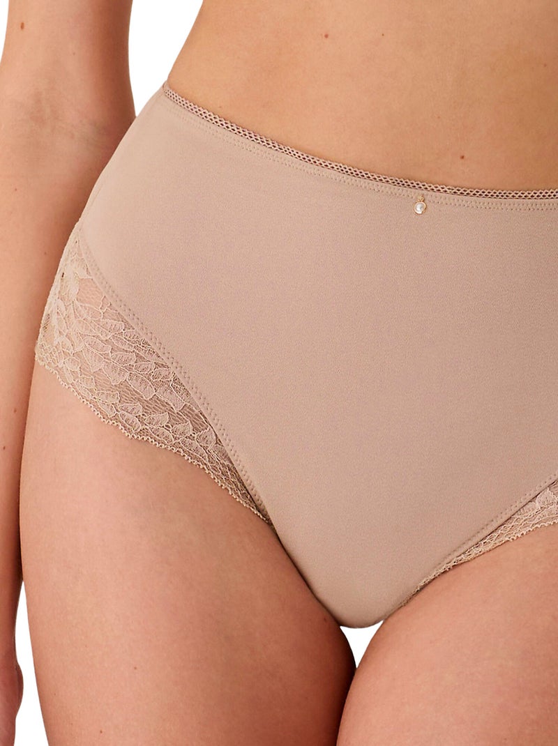 Culotte gainante taille haute renatta Beige - Kiabi