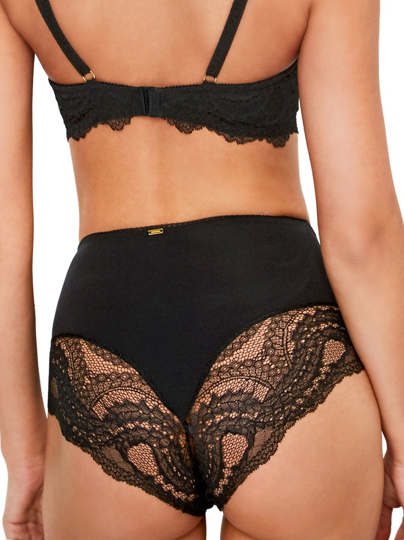 Culotte gainante taille haute renatta Noir - Kiabi