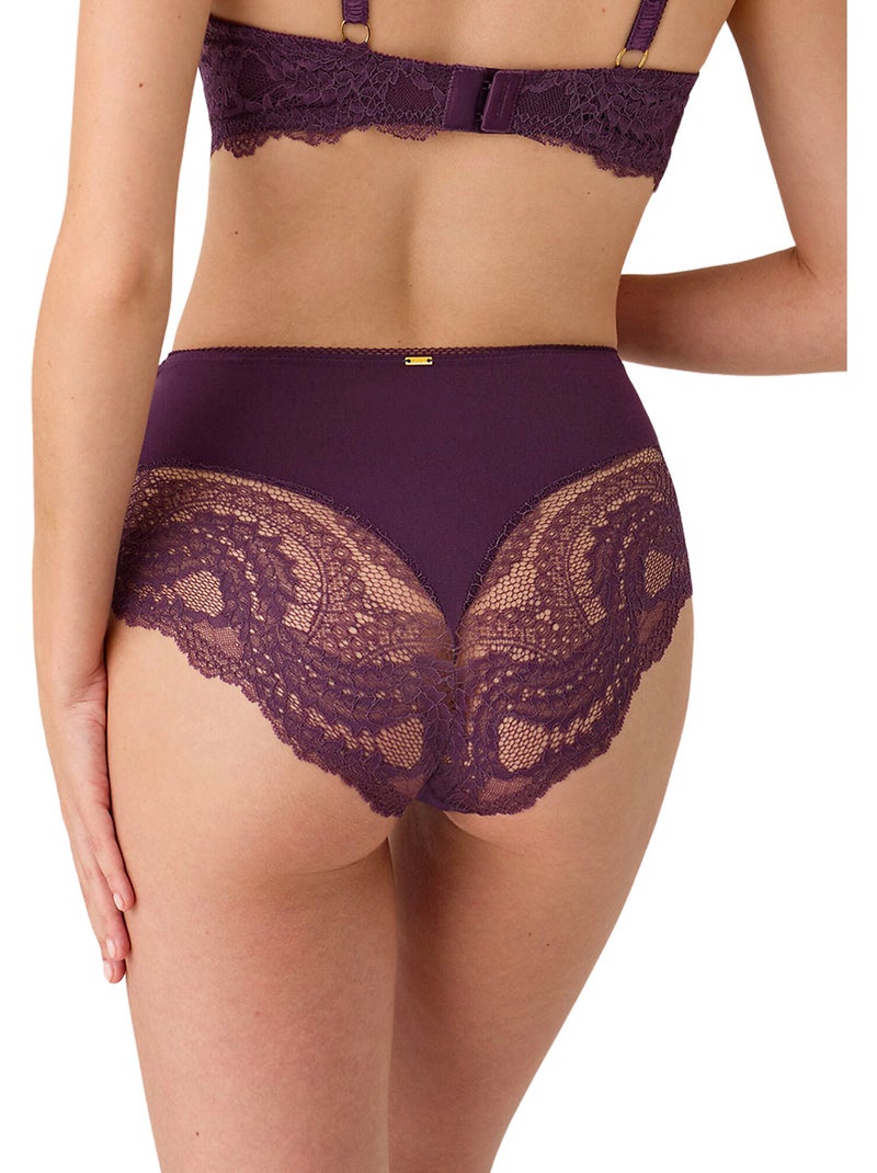 Culotte gainante taille haute renatta Violet - Kiabi