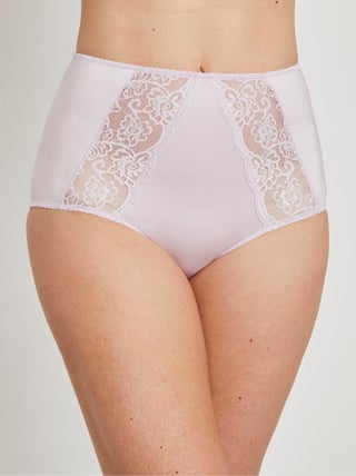 Culotte gainante ventre plat dentelle