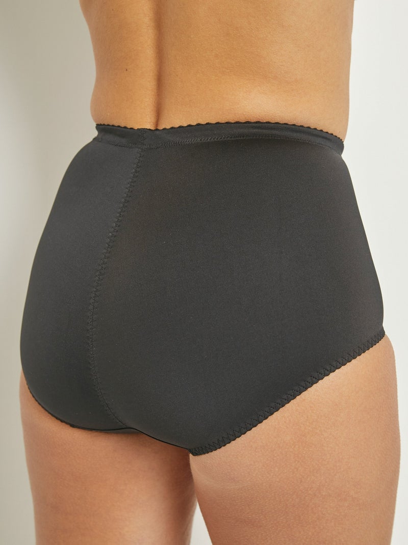 Culotte gaine sculptante, taille haute - AFIBEL Noir - Kiabi