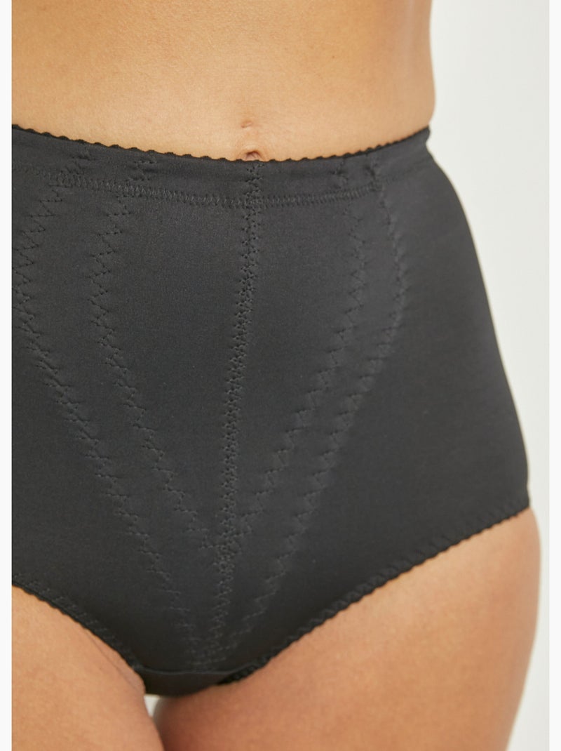 Culotte gaine sculptante, taille haute - AFIBEL Noir - Kiabi