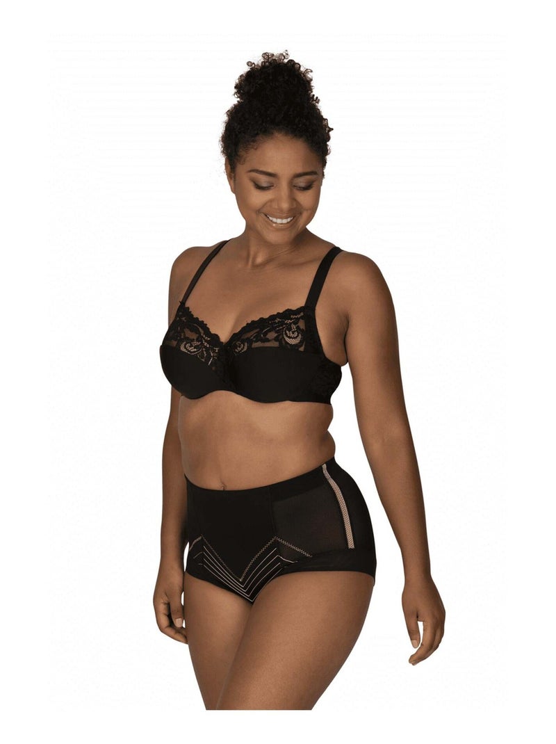 Culotte galbante BODY GALBE Beige/Noir - Kiabi