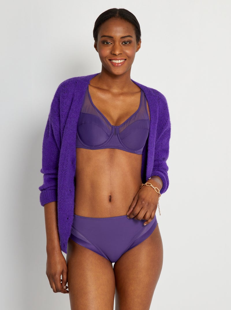 Slip DIM Generous - Bleu Indigo/violet - Taille 50 - Neuf Avec étiquette