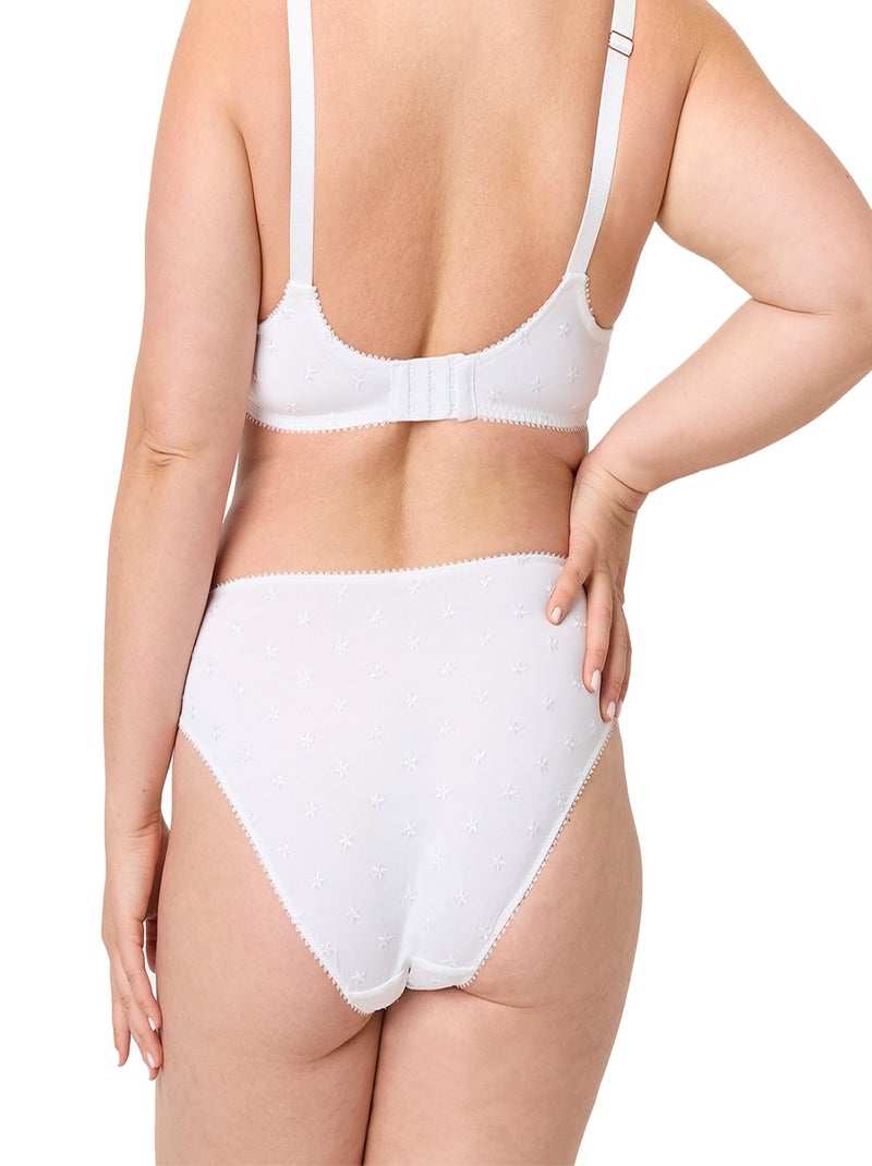 Culotte grande taille LOUANGE - Brigitte Bardot Lingerie Blanc - Kiabi