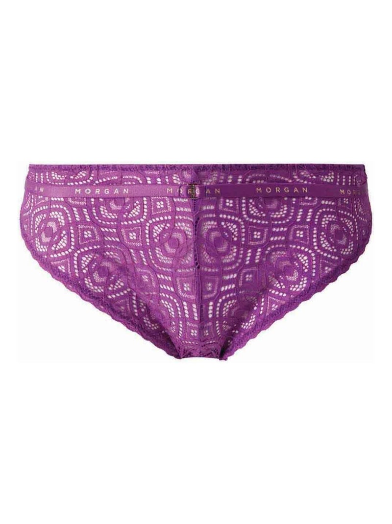 Culotte GWEN - Morgan Lingerie Violet - Kiabi