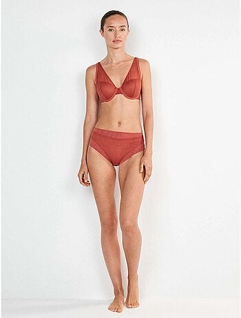 Culotte haut dentelle imprimé animal