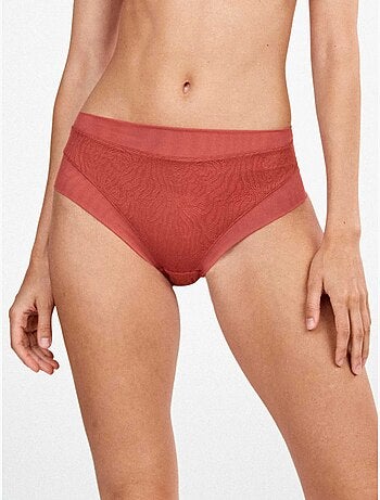 Culotte haut dentelle imprimé animal