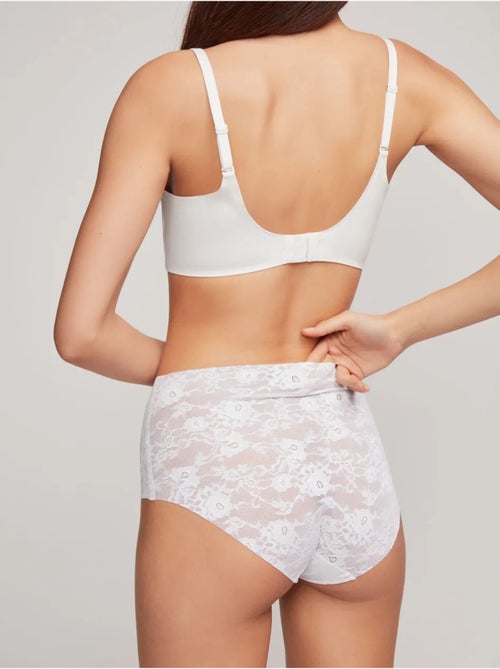 Culotte haut enveloppant coupe laser - Kiabi
