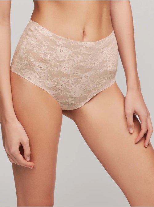 Culotte haut enveloppant coupe laser - Kiabi