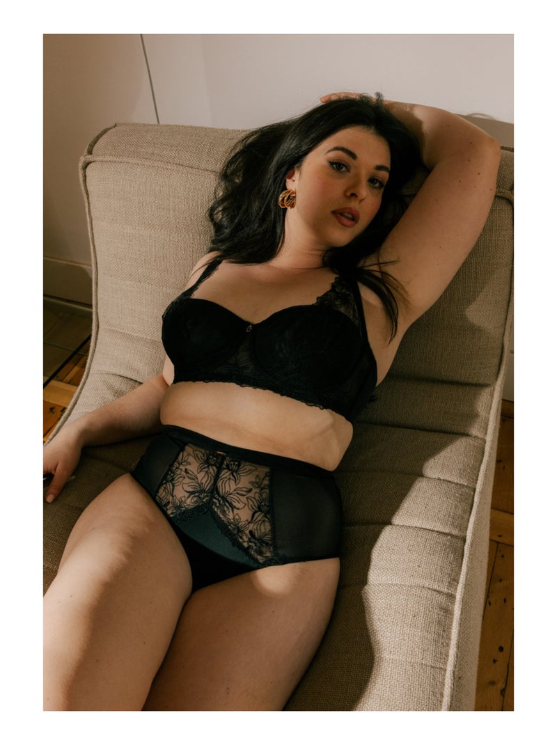 Culotte haute Adria Noir - Kiabi