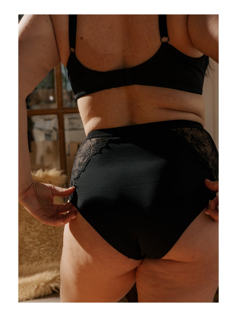 Culotte haute Adria Noir - Kiabi