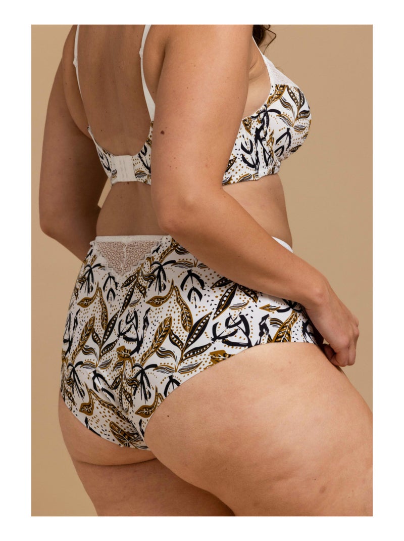 Culotte haute Aria Blanc - Kiabi