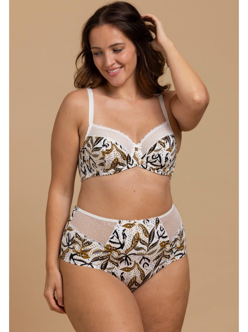 Culotte haute Aria Blanc - Kiabi