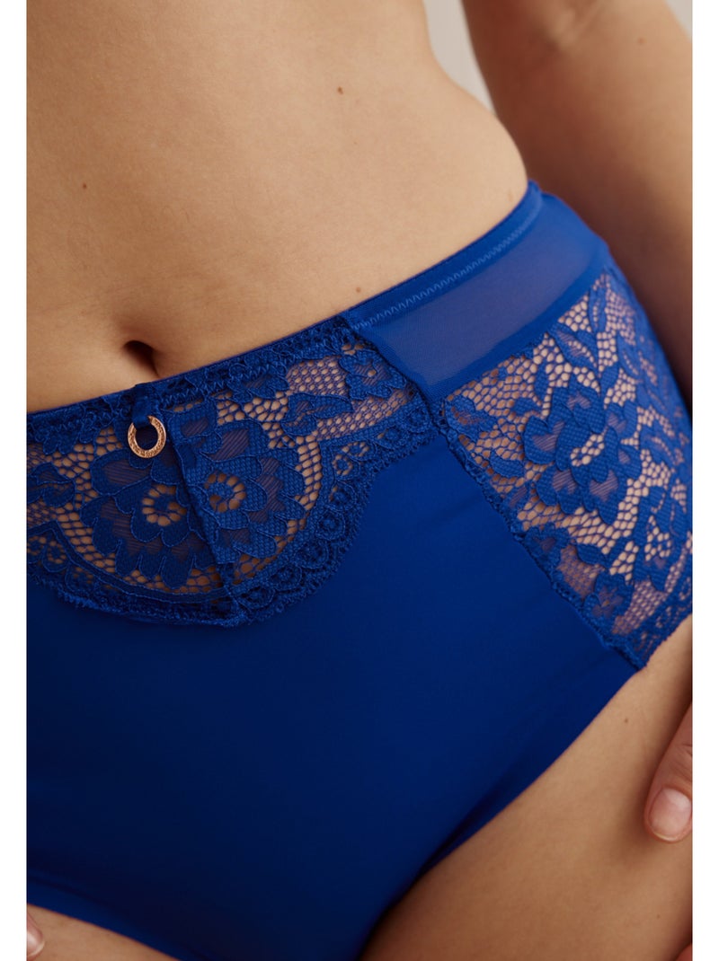 Culotte haute Beauty Bleu - Kiabi