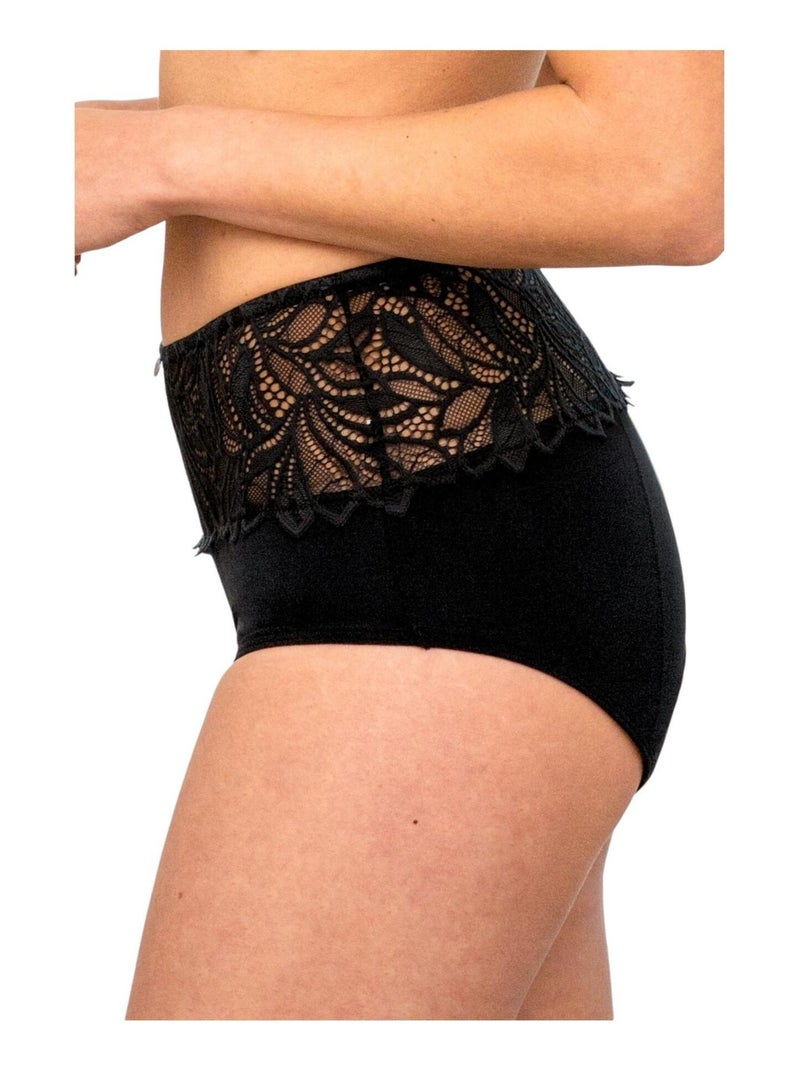 Culotte Haute Bien être Bio Louana | Gerard Pasquier Noir - Kiabi