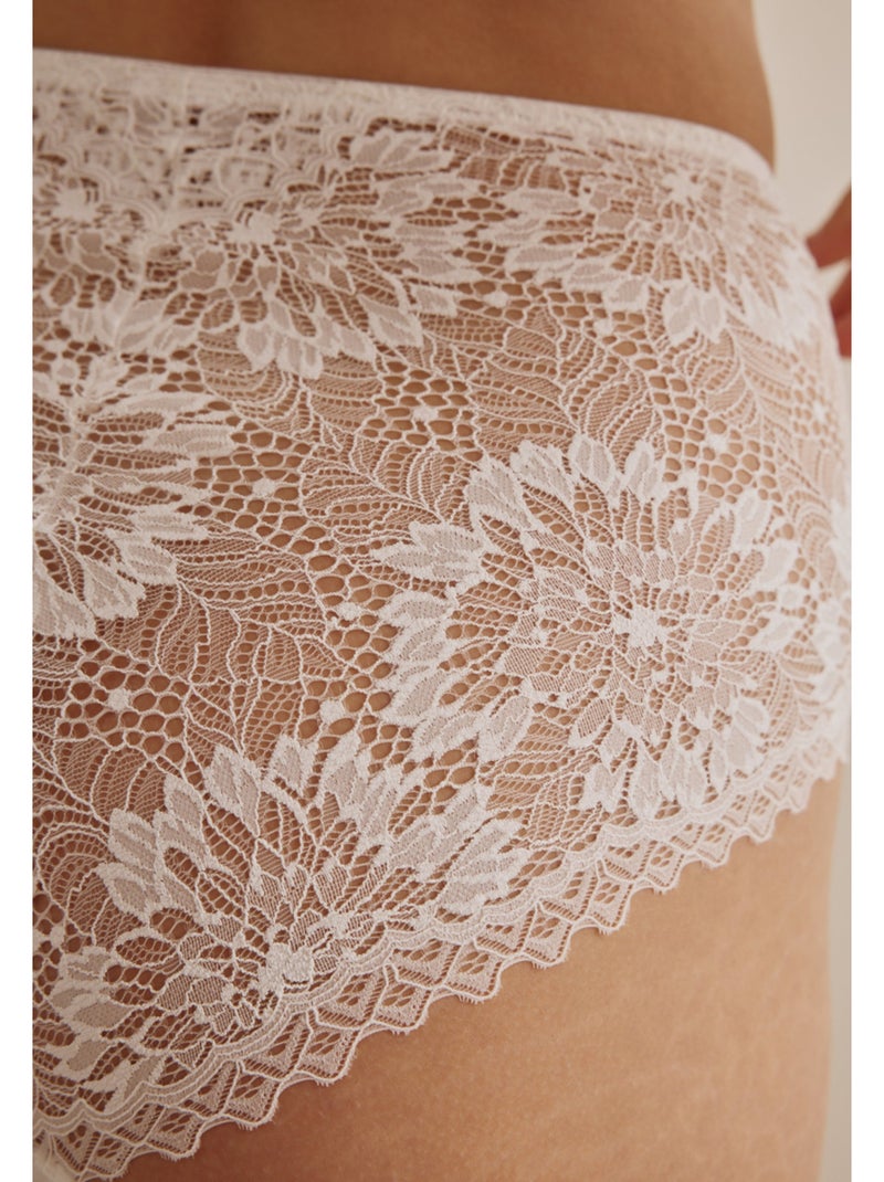 Culotte haute Briana Blanc - Kiabi