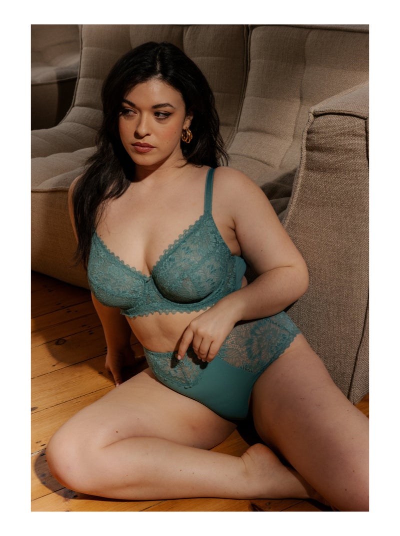 Culotte haute Briana Vert - Kiabi