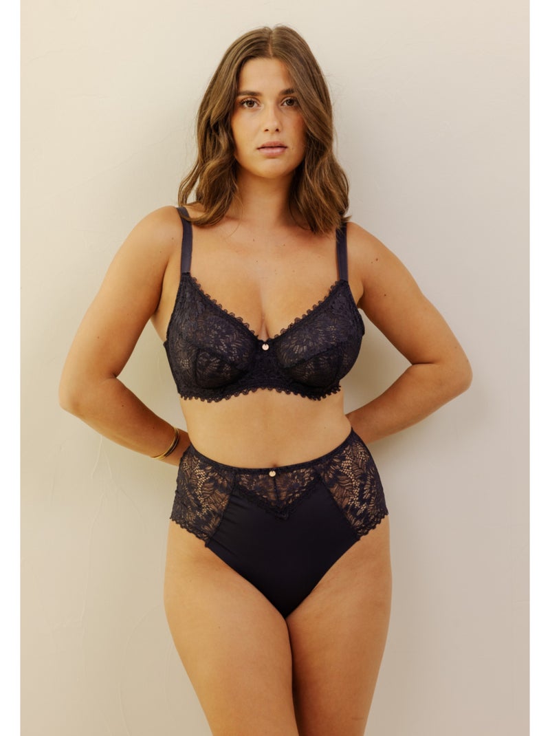 Culotte haute Briana Violet - Kiabi