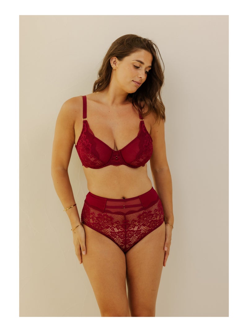 Culotte haute Capucine Rouge - Kiabi