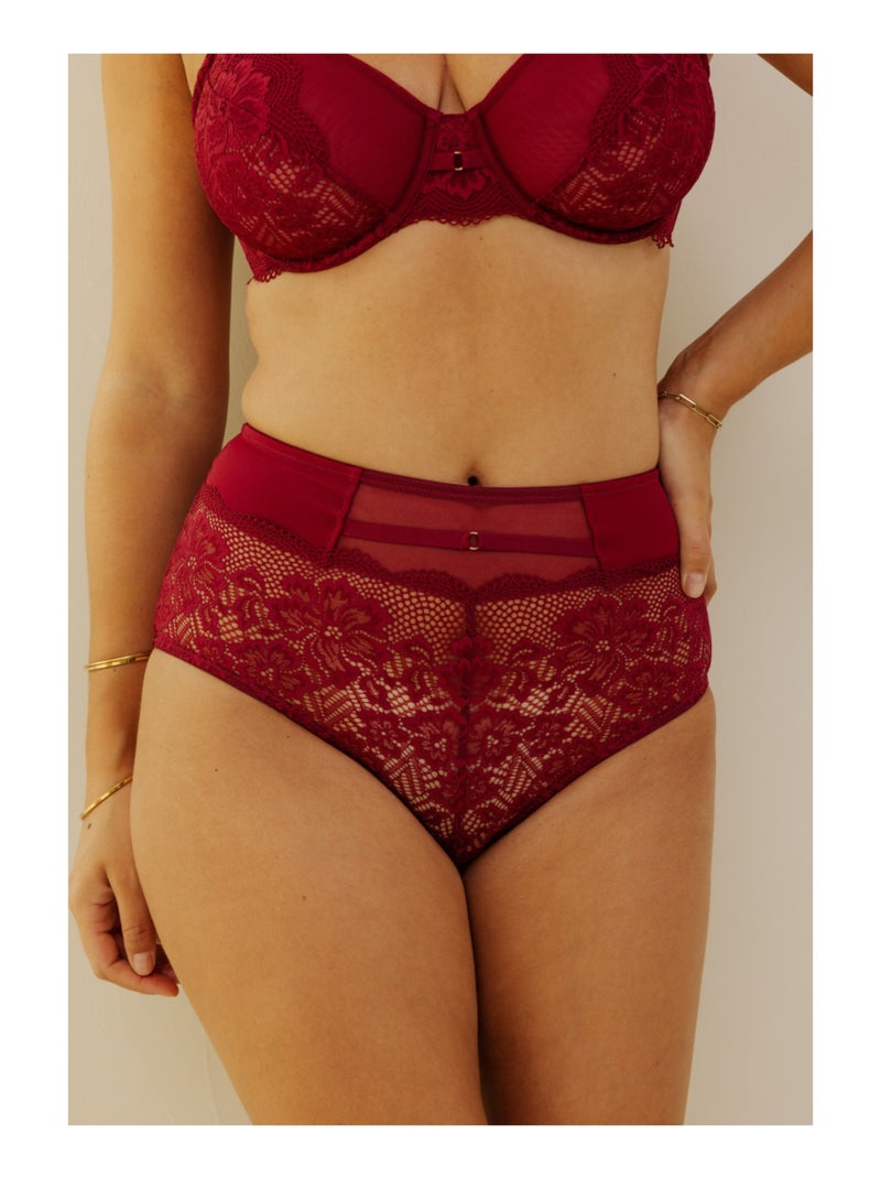 Culotte haute Capucine Rouge - Kiabi