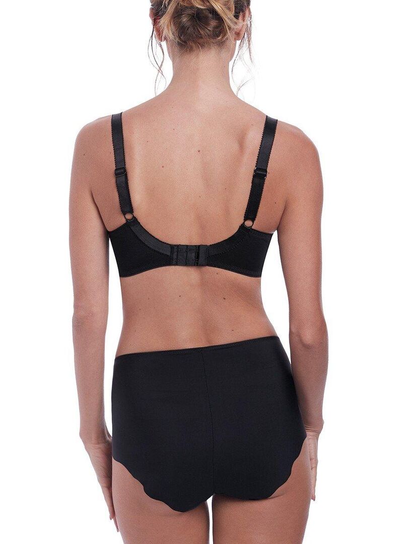Culotte haute chic dos sans coutures Anoushka Noir - Kiabi