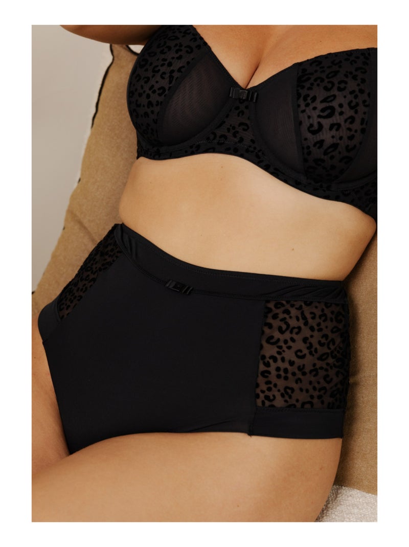 Culotte haute Ciméa Noir - Kiabi