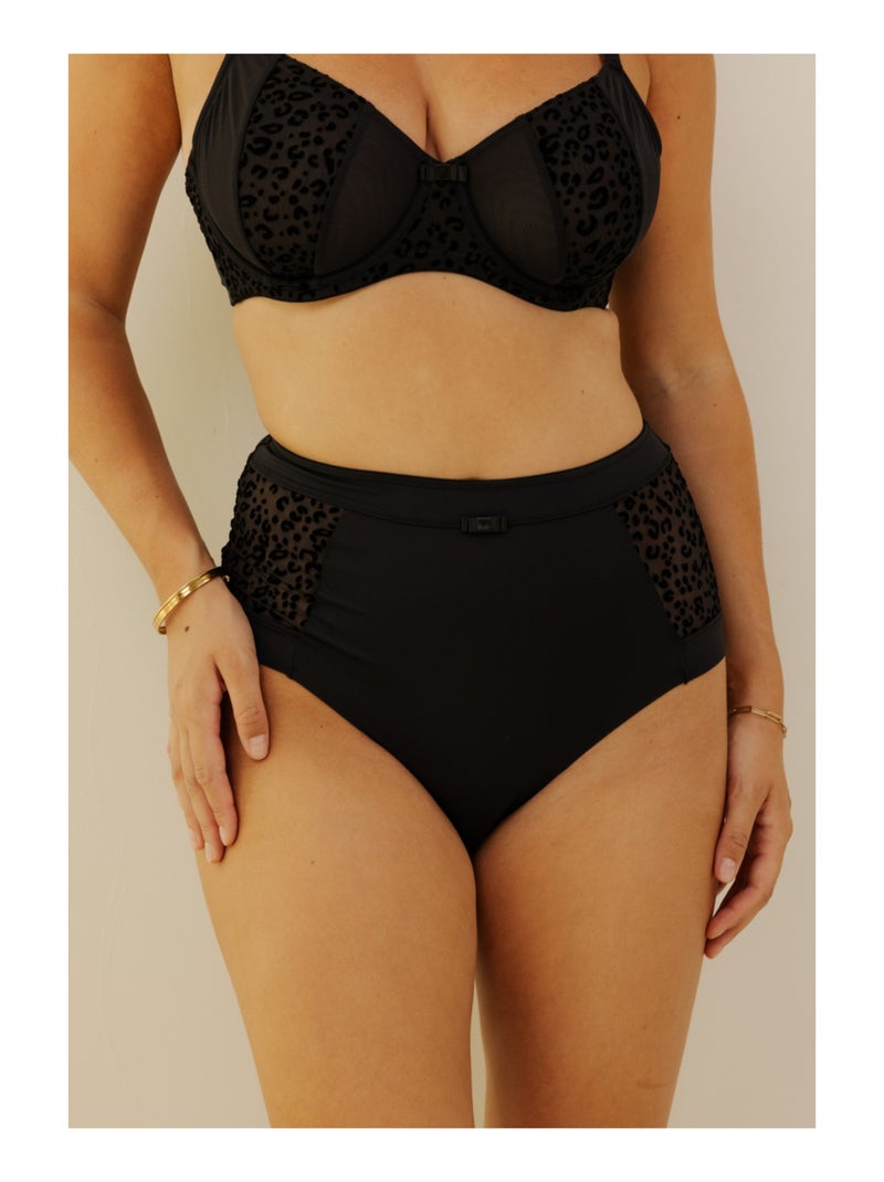 Culotte haute Ciméa Noir - Kiabi