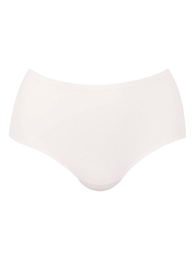 Culotte haute confort extensible seconde peau Essentials Blanc - Kiabi