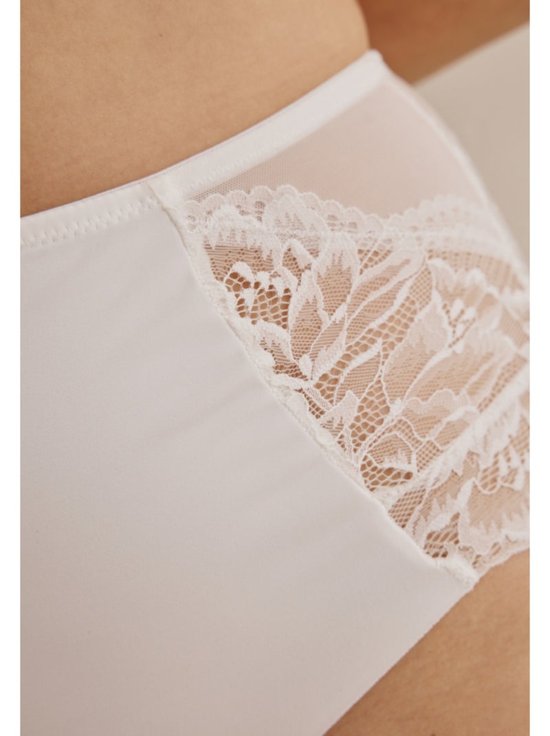 Culotte haute Dania Blanc - Kiabi