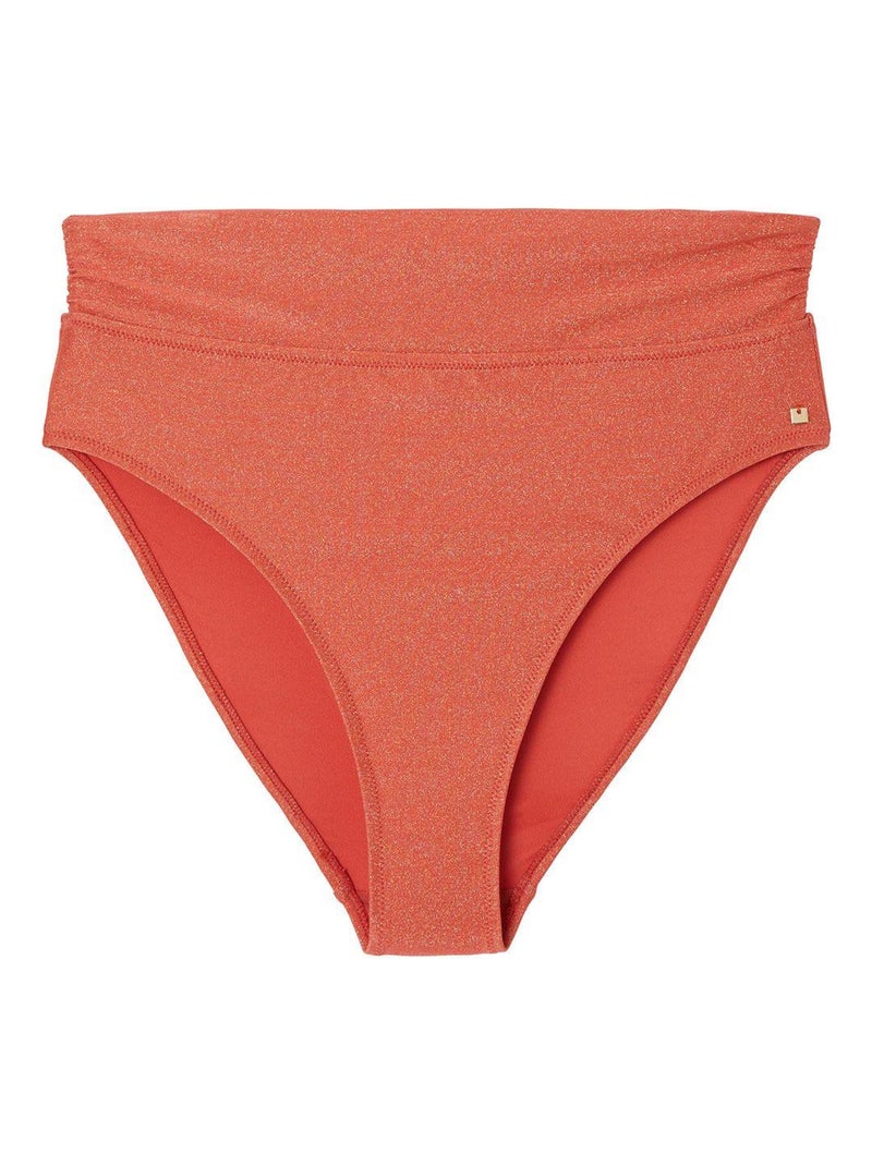 Culotte haute de bain MAUI - Camille Cerf & Pomm'Poire Orange - Kiabi
