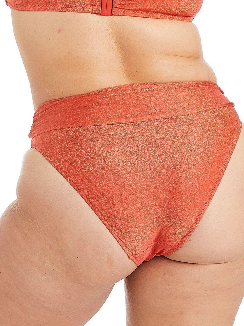Culotte haute de bain MAUI - Camille Cerf & Pomm'Poire Orange - Kiabi