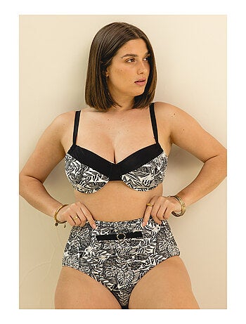 Culotte haute de maillot de bain Beach