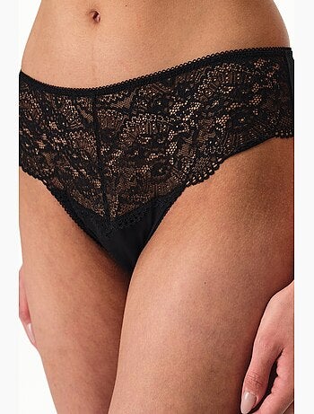 Culotte haute dentelle maternité penti