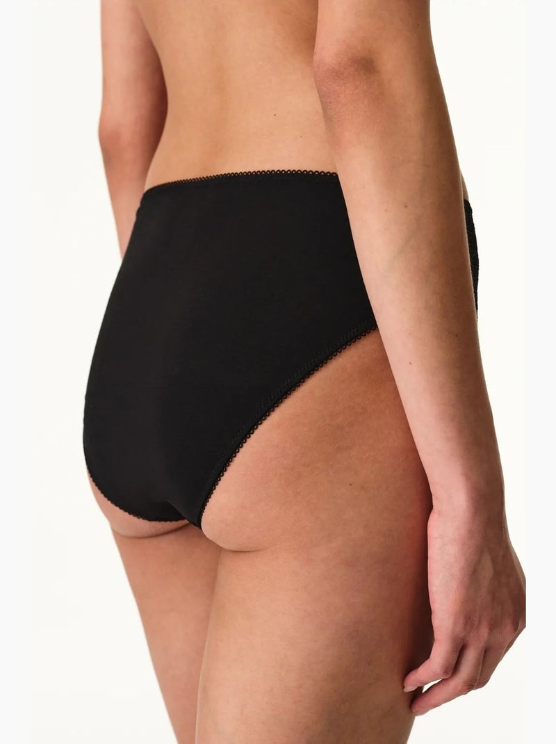 Culotte haute dentelle maternité penti Noir - Kiabi
