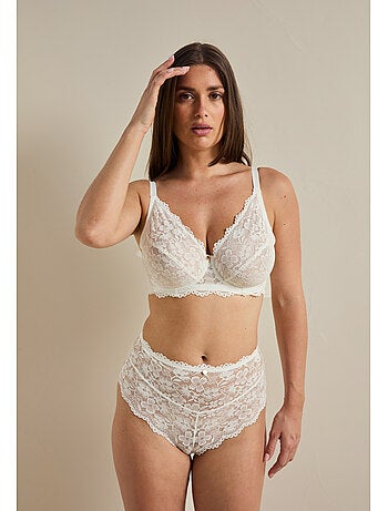 Culotte haute en dentelle Zélie