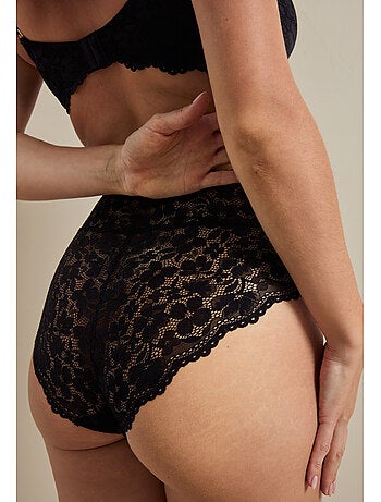 Culotte haute en dentelle Zélie