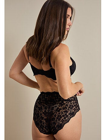 Culotte haute en dentelle Zélie