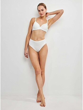 Culotte haute en microfibre