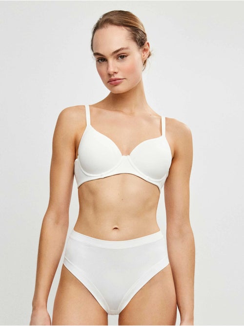 Culotte haute en microfibre - Kiabi