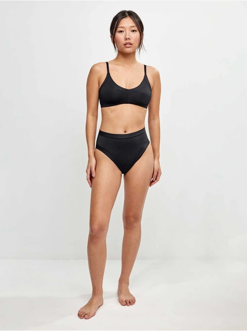 Culotte haute en microfibre - Kiabi