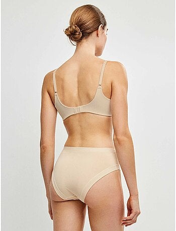 Culotte haute en microfibre