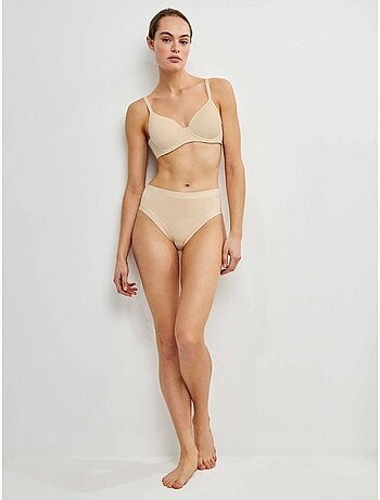 Culotte haute en microfibre