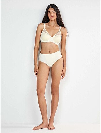 Culotte haute en plumetis